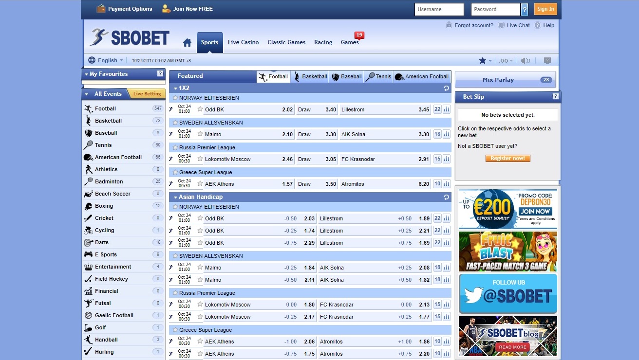 To acquire total backing in your bets you need to simply make use of the sbobet program